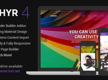 Zephyr 主题汉化版-多用途响应式设计WordPress商业主题