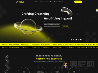 Procus -创意机构 WordPress 主题