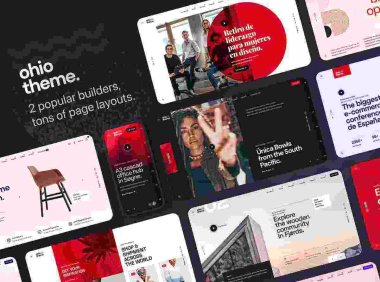 Ohio 主题汉化版- 创意作品展示商务网站WordPress主题(含核心插件+整站数据)