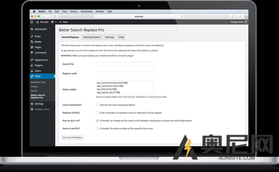 Better Search Replace Pro  汉化版 – wordpress轻量级数据迁移、搜索替换插件