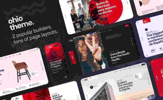 Ohio 主题汉化版- 创意作品展示商务网站WordPress主题(含核心插件+整站数据)