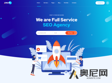 Onum 主题汉化版- WordPress SEO市场营销电子商务主题(演示站导入)