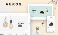 Auros 汉化版-现代简约家具店在线商店WordPress主题