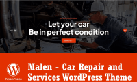 Malen-汽车服务和维修WordPress主题（含demo演示包）
