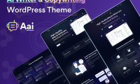 Aai 主题- AI 写作 & AI 应用介绍落地页wordpress主题