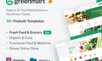 GreenMart 汉化主题- 有机食品WooCommerce WordPress主题