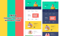 Trito – 个人作品简历展示 WordPress 主题