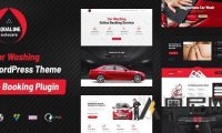 Aqualine v2.0.0 – 带有预订系统 WordPress 主题的洗车服务