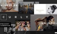 Curly v3.3 – 美发师和美发沙龙的时尚主题