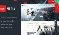 无人机媒体v2.2.0 - 航空摄影和摄像WordPress主题+ Elementor