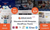 Educavo v3.2.5 - 在线课程和教育WordPress主题