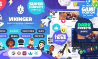 维京人 v1.9.31 – BuddyPress 和 GamiPress 社交社区