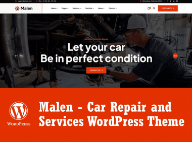 Malen-汽车服务和维修WordPress主题（含demo演示包）