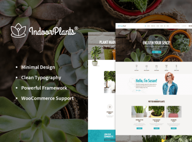 Indoor Plants 主题-室内植物商店和园艺wordpress主题
