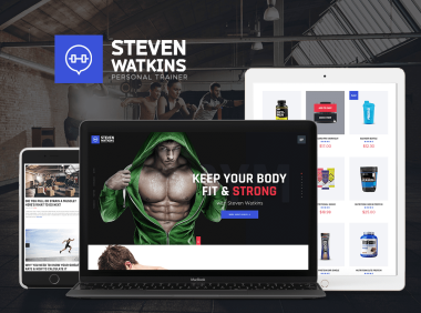 Steven Watkins主题-私人健身教练和养生wordpress主题