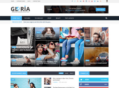 Gloria 主题- 多概念博客杂志媒体 WordPress 主题