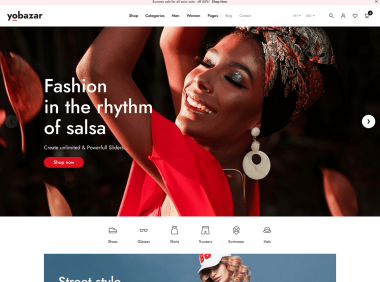 Yobazar主题-Elementor 时尚商城主题wordpress主题