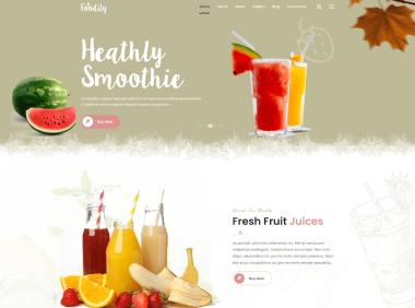 Foodily  – 食品和饮料 WordPress 主题