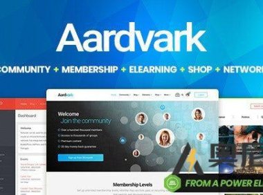 Aardvark v4.6.1 – 社区、会员资格、BuddyPress 主题
