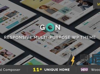 Gon v2.4.3 – 响应式多用途 WordPress 主题