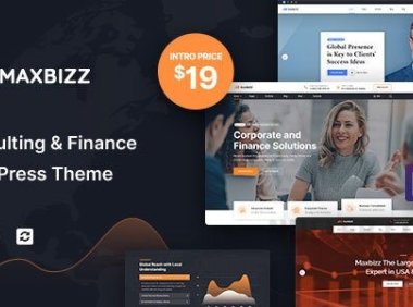 Maxbizz v1.2.3.14 – 咨询和财务元素WordPress主题