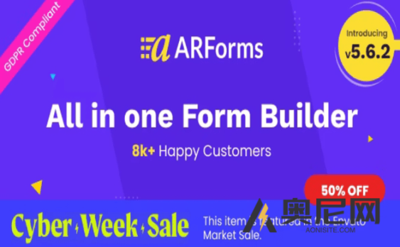 ARForms汉化版-WordPress响应式表单插件+全部附件组件