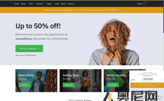 Shoptimizer 商城主题汉化版-WordPress最快的WooCommerce主题