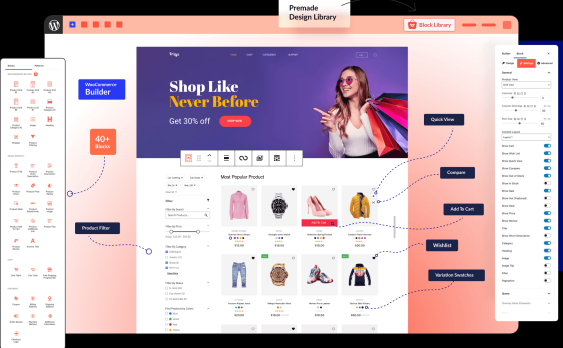 ProductX Pro 中文版 – WooCommerce 的古腾堡块构建插件
