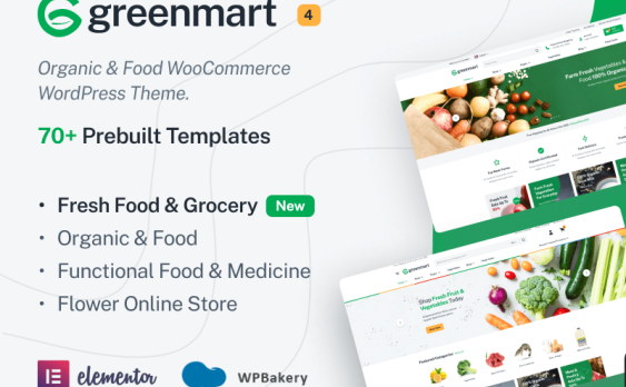 GreenMart 汉化主题- 有机食品WooCommerce WordPress主题