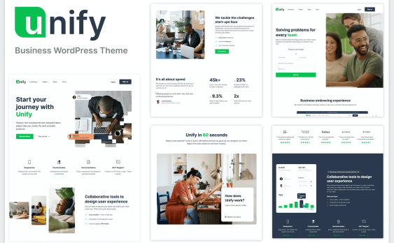 Unify –  多用途商业WordPress 主题