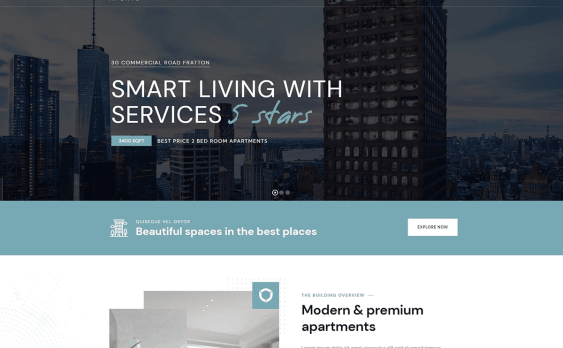 Aports 汉化版- 单页落地页房屋出租WordPress 主题(含演示数据)
