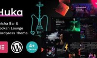 Huka v1.10 – 水烟酒吧和水烟酒廊WordPress主题