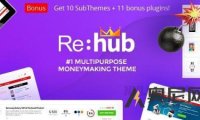 REHub v19.8.8 – 价格比较，多供应商市场 WordPress 主题