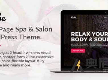 Niobe v1.2.8 - 水疗和沙龙WordPress主题