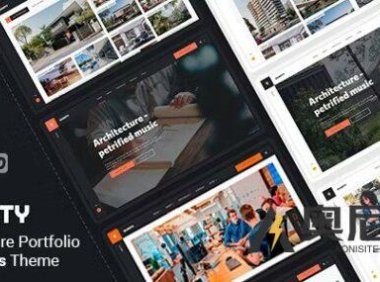 Quarty v1.4.8 – 创意建筑组合 WordPress 主题