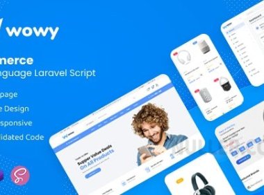 Wowy v1.30.5 – 多语言 Laravel 电子商务脚本